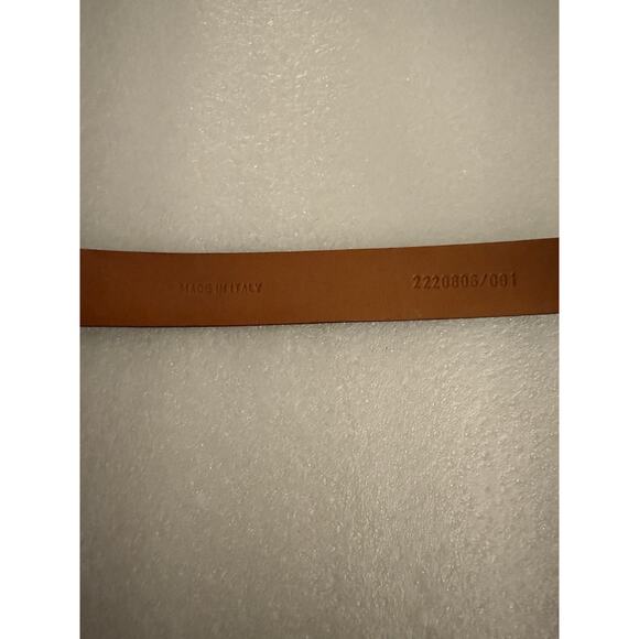 Ralph Lauren Collection Black Smooth Leather Belt Italy M
